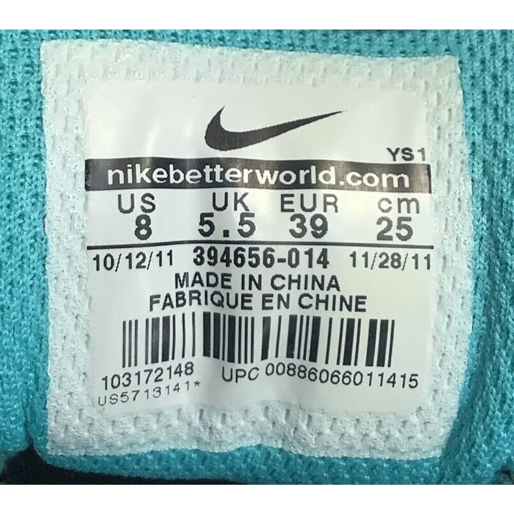 Nike Air Prestige III Sneakers - Women’s Size 8 - Black Teal Shoes - VERY NICE - Picture 6 of 10
